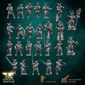 Amboss Hell-Kin Legions 28/32mm 3D Resin Miniaturen Einzelstück - Bild 1 von 25