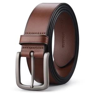 Men's Leather Belt,1.5" Handcrafted Top-Grain Leather – Durable,Comfortable,S... - Bild 1 von 9