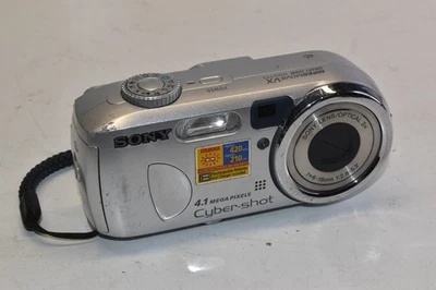 Sony Digital Camera Cybershot DSC-P73 4.1MP Silver Tested - Image 1 of 4