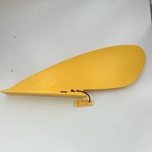 Nautica SUP Stand Up Paddleboard Fin – Bright Yellow | Slide-In Mount with Clip - Picture 1 of 5