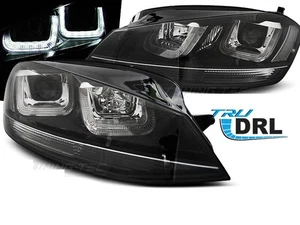 Headlights LED DRL Inside for VW GOLF 7 VII 2012-2017 Black with Black LINE LPVW - Bild 1 von 10