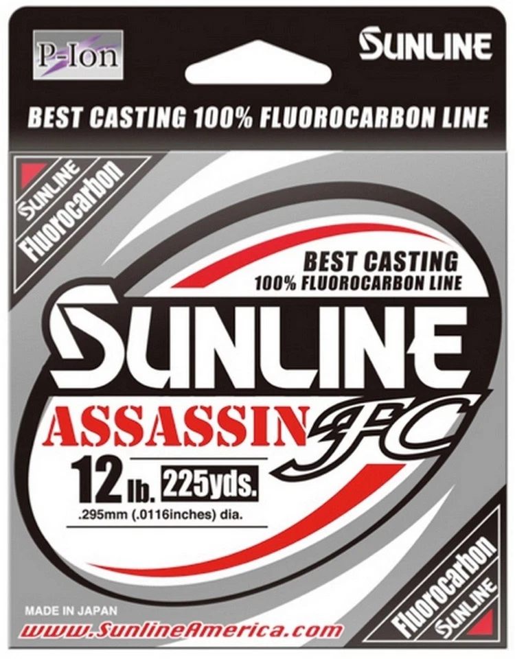 Línea de pesca de fluorocarbono Sunline Assassin FC transparente 660 yd Foto 1 de 1