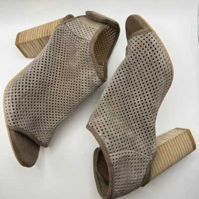 Botín de gamuza Jeffrey Campbell Ibiza Peep Toe 10 Foto 1 de 4