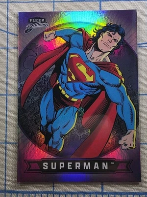2025 Fleer Brilliants - Superman (Clark Kent) #70 Purple Parallel - DC Comics - Image 1 of 4