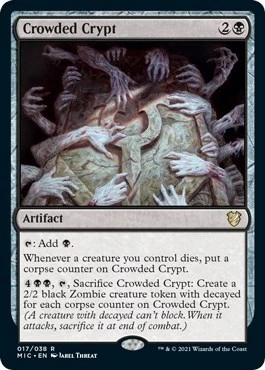 Crowded Crypt 17 LP Normal Commander: Innistrad: Midnight Hunt MTG EN - Image 1 of 1