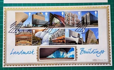 2017 Landmark Buildings  BENHAM FDC London E20 Pmk - Image 1 of 3