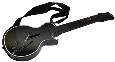 Xbox 360 Gibson Les Paul Wireless Guitar Hero Controller 95123805 W/Strap Tested - Image 1 of 4