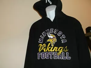 Minnesota Vikings Hoodie Sweatshirt Men's Medium new with tags Free Ship - Picture 1 of 2