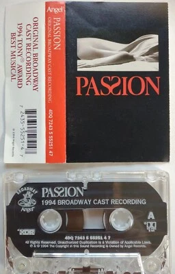Passion Stephen Sondheim Cassette 1994 Marin Mazzie - Image 1 of 4