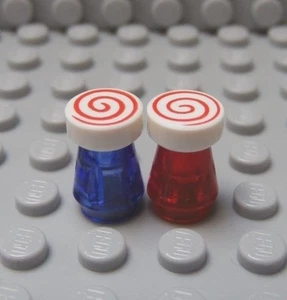 LEGO Küche Essen Puppe Haus Behälter Flasche Krug rot und lila mit Oberteil *NEU* - Bild 1 von 1