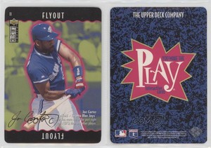 1996 Collector's Choice You Make the Play Gold Signature Joe Carter (Flyout)