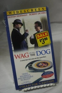 VHS "WAG THE DOG" Dustin Hoffman Robert Deniro Collector's Edition Comedy Seales - Picture 1 of 2