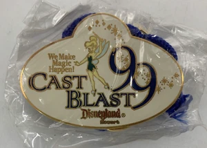Vintage Disney Tinker Bell Cast Blast 1999 Cast Member Metal Lanyard New - Picture 1 of 5