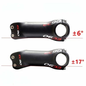Carbon Fiber Bicycle Bike Stem MTB Mountain Road Bike Stem 70-130mm 6/17 Degree - Picture 1 of 12