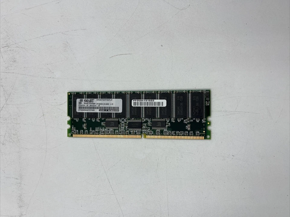 NetApp 107-00001+A1 512MB PC2100 DDR-266MHz 184Pins ECC DIMM Memory Module Used - Image 1 of 4