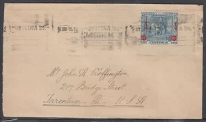 Cubierta Paraguay Scott 414 - 12 de mayo de 1915 a Estados Unidos - Imagen 1 de 1