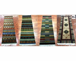  Hand knotted Tibetan Wool Rug Carpet Runner - Handmade  Nepal - 2x6ft - 60x180 - Picture 1 of 9