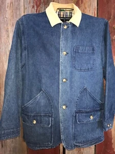 Vintage Herren Denim Chore Mantel Feldjacke Cordkragen ROTER KOPF XXL - Bild 1 von 7