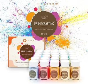 Prime Crafting Mica Powder Set for Epoxy Resin - Pigment Powder for Soap Making, - Picture 1 of 7