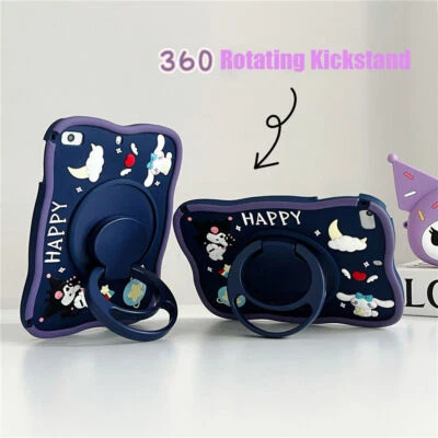 For iPad 10/9/8/7/6/5th Gen Mini Air Pro Case Kids Cover With Pen Holder Strap  - Image 1 of 4