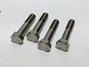 4pcs. 3/4"-10x3 3/4" Hex Head Cap Screw 304  Stainless Steel Marine/Boat (NEW). - Picture 1 of 4