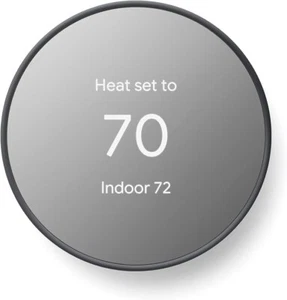 Google Nest Thermostat, Charcoal/Black (NEW, SEALED) - Picture 1 of 3