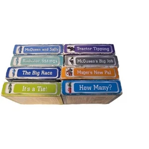 8 Disney/Pixar Cars Movie Tiny Books 2008 Big Race, It's A Tie, How Many - Picture 1 of 10