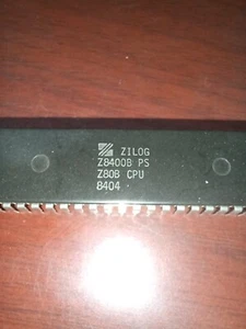 Original Zilog Z80B CPU IC(Z8400B)/NOS/40 pin plastic DIP package - Picture 1 of 3