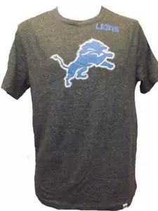 New Detroit Lions Mens Size L Large Heathered Majestic Blend Shirt - Picture 1 of 4
