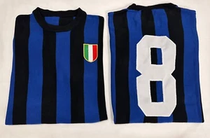 Maglia Inter SANDRO MAZZOLA N°8 Calcio Vintage Acrilico Lanetta 1963/64 - Foto 1 di 6