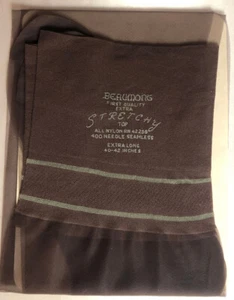 Vintage Tall Girl RHT Stocking sz 11XL 41 inch length - Picture 1 of 2