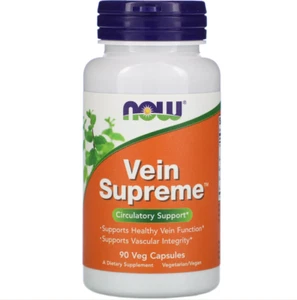 NOW Foods Vein Supreme 90 Veg Capsules - Bild 1 von 2
