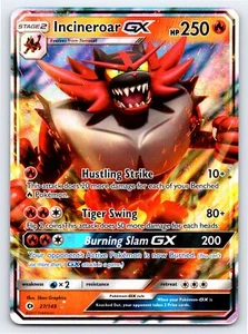 Incineroar GX 27/149 Ultra Rare Sun & Moon Base Set Pokemon Card - NM - Picture 1 of 2