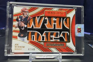 2024 Panini Immaculate Collection Gold /49 Joe Burrow WHO DEY Patch* READ🔥 - Picture 1 of 8