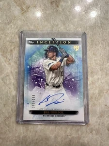 2024 Topps Inception Baseball - Sal Frelick (RC) On Card Auto /299 #BRES-SF Card - Picture 1 of 4