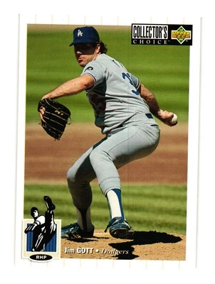 1994 Collector's Choice #113 Jim Gott Los Angeles Dodgers - Image 1 of 2