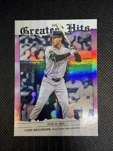 Cody Bellinger 2026 Topps 2025 Greatest Hits Pink Foil #GH-15 New York Yankees - Afbeelding 1 van 2