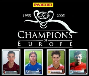 Panini Champions of Europe 1955-2005 football stickers - DUTCH & UK EDITION - Picture 1 of 3