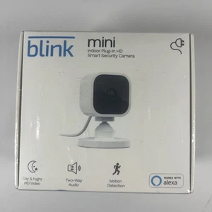 Blink Mini Indoor 1080p Plug-In HD Smart Security Camera - NEW AND SEALED - Picture 1 of 6