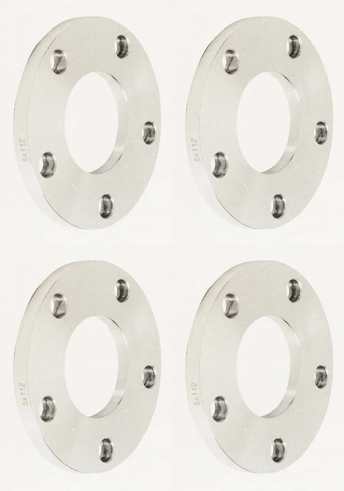 (4) 5x112 HUB CENTRIC SPACERS 10MM THICK 66.56 HUB BORE MERCEDES BENZ 66.6 CB - Image 1 of 1