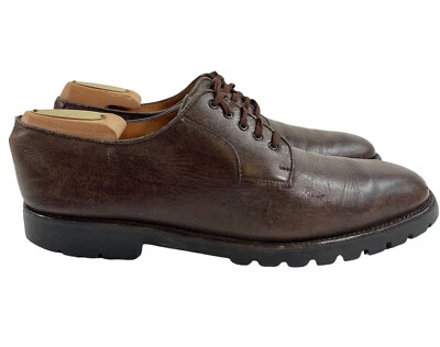 Salvatore Ferragamo Dress Shoes Mens 9.5 D Brown Leather Oxford - Image 1 of 4