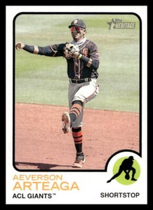 2022 Topps Heritage Minor League 58 Aeverson Arteaga