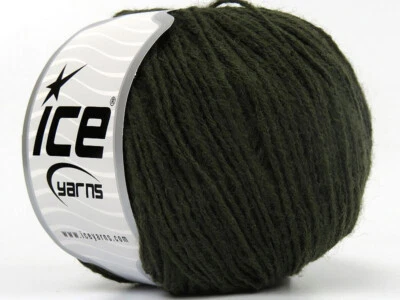 8-Skein Lot Bambino Merino Yarn Wool Fine Baby 8x50g/160m Khaki Green - Image 1 of 4