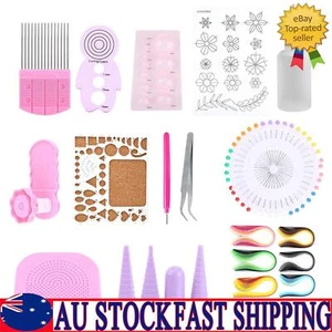DIY Quilling Kit with Slotted Tools and Tweezer for Craft Decoration - Picture 1 of 21