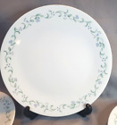 Corelle Country Cottage Dinner Plates 10.25" Green Blue Purple Hearts Set Of 4