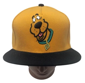 Scooby-Doo Gold & Black Embroidered Snap-Back Cap Adjustable - Picture 1 of 6