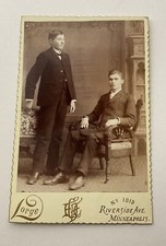 Cabinet Card by Elias Dorge Minneapolis Daper Gentlemen Taken Between 1891-1914
