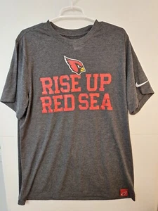 Arizona Cardinals “Rise Up RED SEA” Men’s XL Gray T-Shirt Nike NWT $40 - Picture 1 of 3