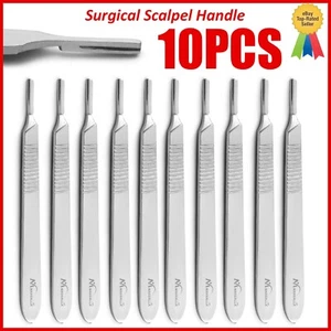 Mango de bisturí dental #3 soporte de hoja de cuchillo de acero inoxidable instrumentos quirúrgicos - Imagen 1 de 7