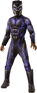 Black Panther - Marvel Avengers Endgame - Deluxe Child Costume - Rubie's 700683 - Picture 1 of 7